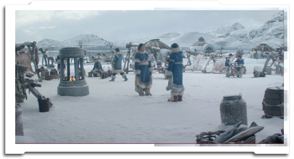 Some ‘Wolf cove’ shots were more successful than others, but in the end the VP environment was just used for lighting, and to give the actors a sense of place – the entire background was replaced in post by ILP