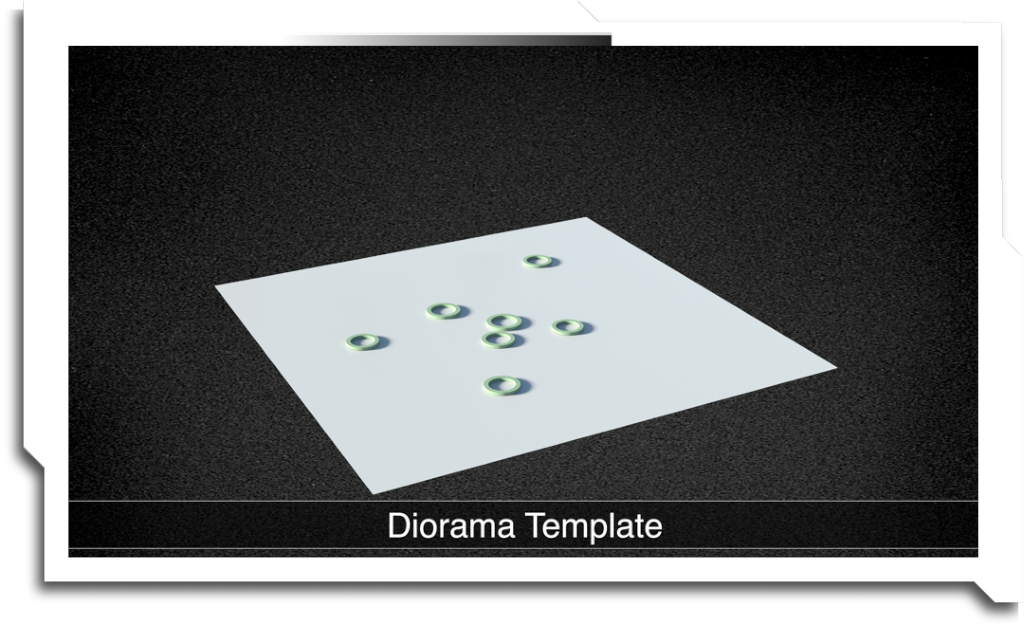 Diorama uses a combination of static artist-authored templates and procedural rules to create a fast, art directable layout tool. In many ways it can be thought of as a 3D version of Photoshop’s bitmap-based brushes.