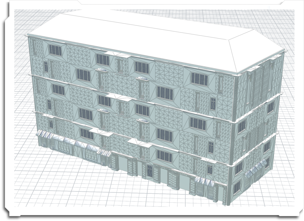 The tool then uses a ‘best fit’ box matching algorithm to assign the most appropriate module from a library. The modules don’t have to follow a set grid, or a set scale, so it’s easy to mix and match from different modular packs with minimal manual setup.