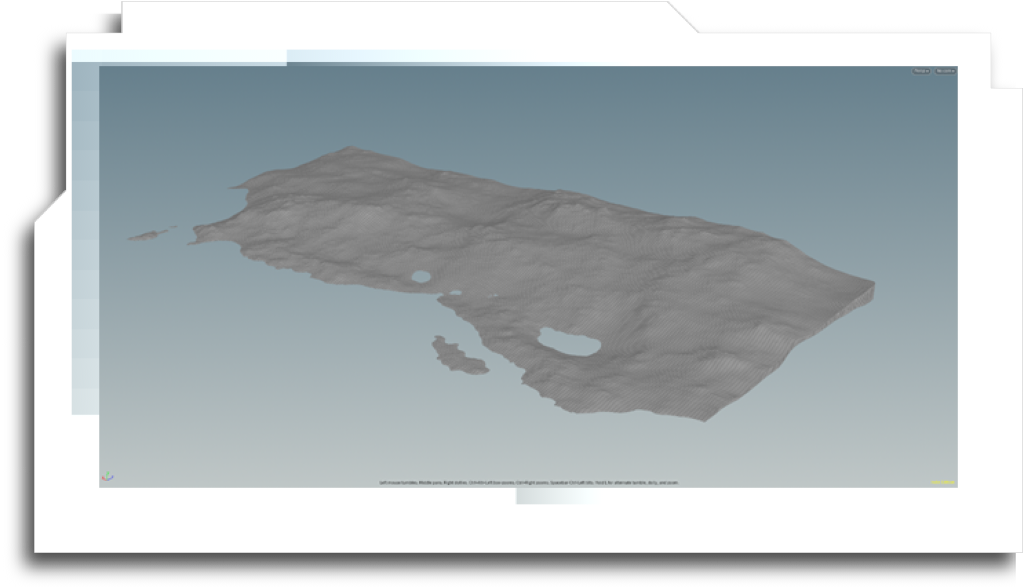 Because the tool simply matches tagged volumes with assets, exactly the same system can be used for vegetation. Here, a ‘grass’ volume is filled with cubes using a packing algorithm, and the closest fit is assigned from a vegetation library.