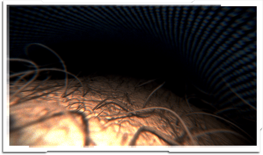 Texturing for the ‘Spider Vision’ in the spider bite sequence.