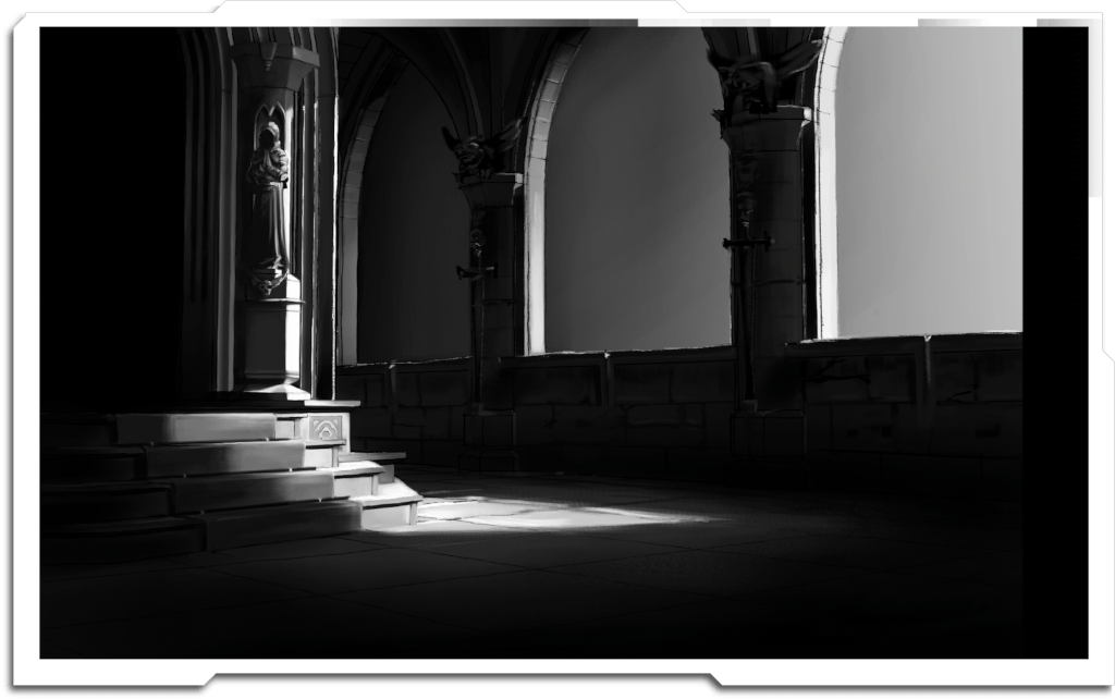 SketchUP has it’s roots as an architectural modeler, so creating the vaulted ceilings was easier than I expected.