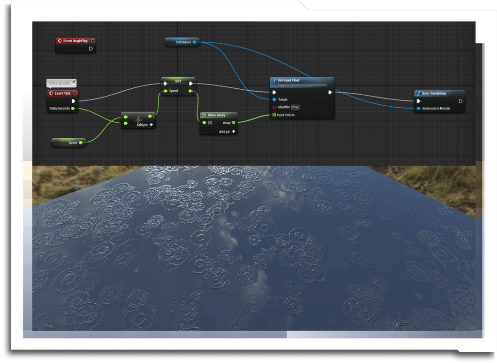 This ‘virtual runway’ was a project to really push my skills with Substance Designer. Everything, including the animated raindrops, was textured using the tool.