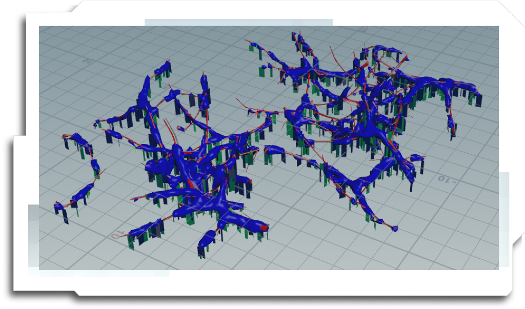 Houdini procedural assets – one that warps photogrammetry scans to fit a custom shape, and one that grows dripping moss on arbitrary objects.