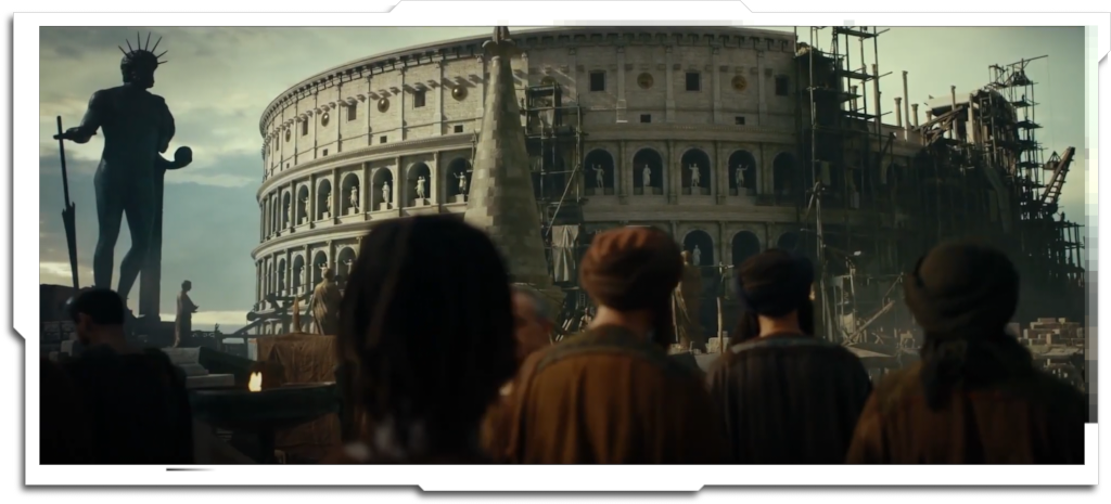 I was also responsible for final polish and stage delivery of the Colosseum / Ludus Magnus Entrance Environment, as well as the Judean workers camp. This included set dressing, Blueprint control utilities for stage operations, and the usual cleanup/retopo/retexture of the Colosseum itself.
