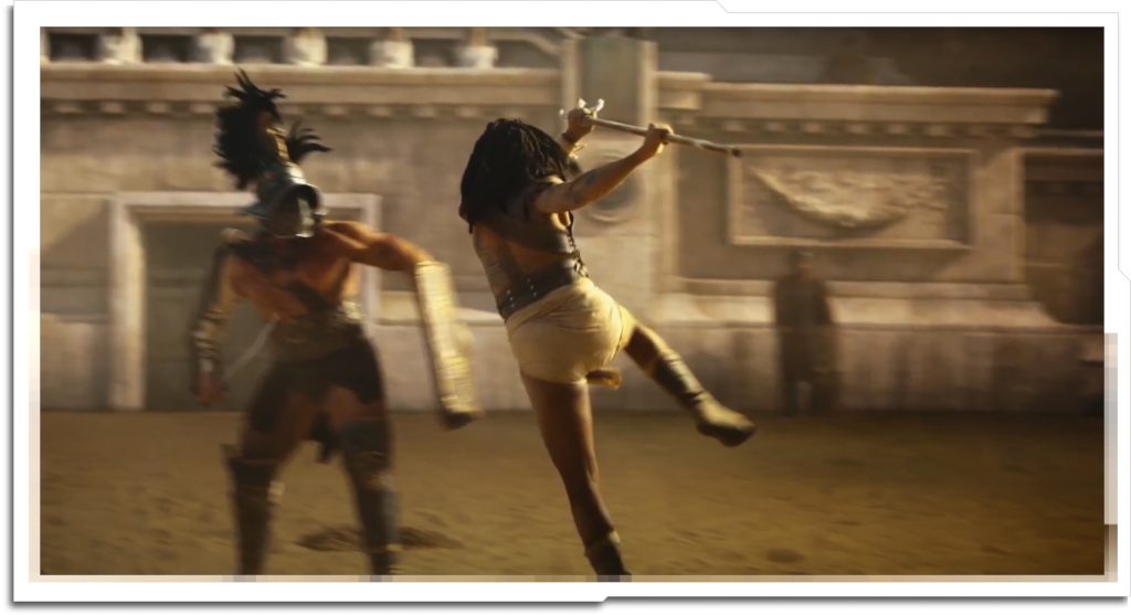 The VP environment was primarily used for the track-level fight scenes – and apparently had a very high percentage of ICVFX finals (‘In Camera VFX’ shots requiring little or no cleanup in compositing).